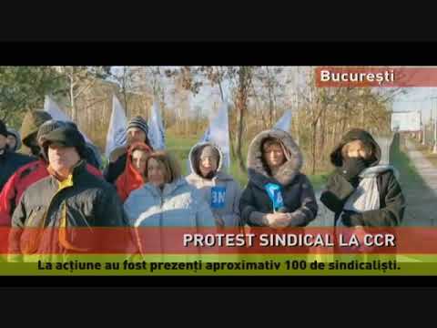 Protest sindical la CCR