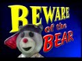 a giant bear suprises passers-by at a mall