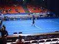 Ty Ana Williams opening for the great Pete Sampras