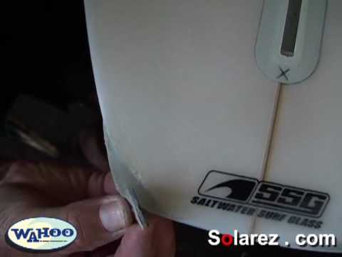 how to repair epoxy surfboard