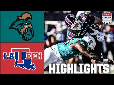 Independence Bowl: Coastal Carolina Chanticleers vs. Louisiana Tech Bulldogs Full Game Highlights
