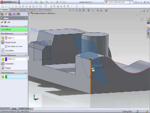 how to define plane in solidworks
