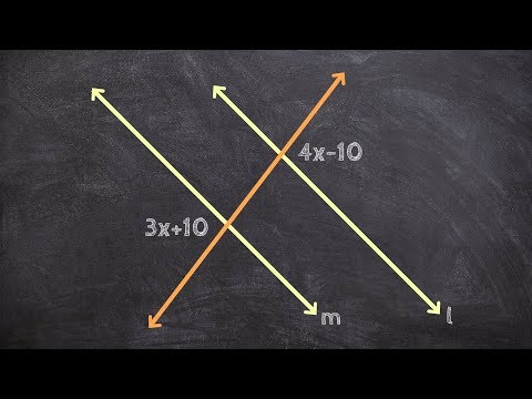 how to prove lines are parallel using angles