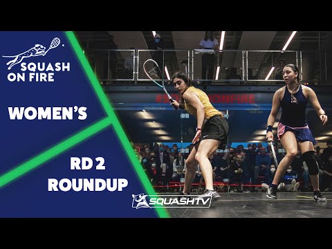Squash on Fire Open 2022 - Women's Rd 2 Roundup