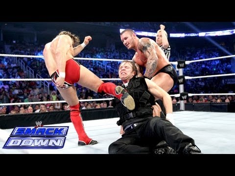 smackdown - The bickering trip of Kane, Daniel Bryan, & Randy Orton try to pull it together against The Shield in the main event of SmackDown.