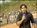 reporter sofre acidente