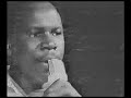 franco in 1975 playing his guitar in his own style of several years before. a one-off, never recorded, so wuta mayi, josky kiambukuta and youlou mabiala had to read the lyrics off a note. not to be judged without some understanding of the historical context. mobutu regularly made franco 
