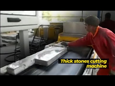 Kalın taş çok bıçaklı ebatlama makinesi
