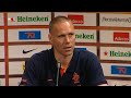 Laatste persconferentie Marco van Basten