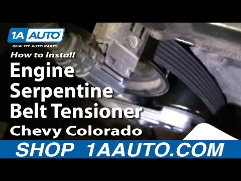 How To Install Replace Engine Serpentine Belt Tensioner Chevy Colorado 04-12 1AAuto.com