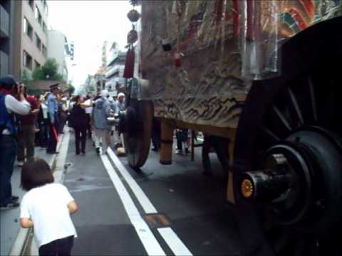 菊水鉾 曳き初め 2011年 祇園祭