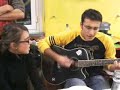 Stefano prova a suonare la Cura di Battiato
