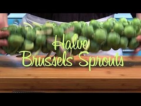 how to trim brussel sprouts