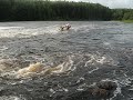 going through bolshoi tolli - kayak