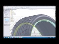 SolidWorks tutorial: modeling a tire.