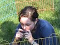 Kirsten op de mondharmonica