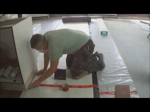 how to fasten floor underlayment