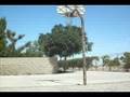touching backboard