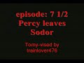 tomy thomas friends percy leaves sodor re make pt