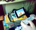 playing Super Mario with N810 and a Wiimote