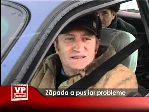 Zăpada a pus iar probleme