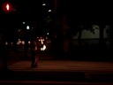 guy juggling fire in the streets of brazil