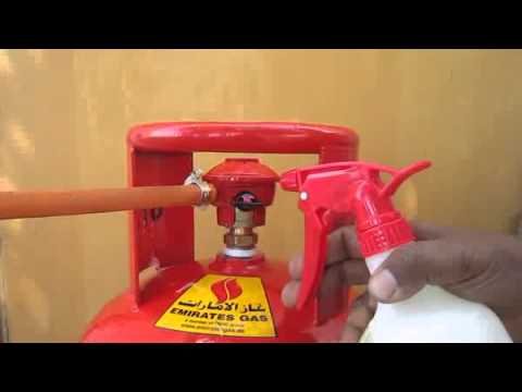 how to test for gas leak with soap