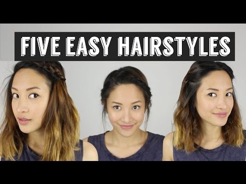 how to easy hairstyles for medium length hair