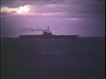 USS Coral Sea in UNREP (Underway Replenishment or refueling)