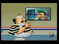 Police attack at GEO TV cartoon Police attack at GEO TV cartoon