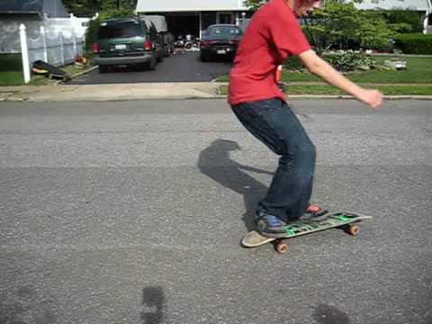 RobbySkateboard - This is so much harder than regular skating. it looked so much easier so i give props to RobbySkateboard.