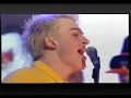 mcfly singing santa clause is coming to town on the paul o'grady show 22/12/06. you can see peter kay in the background dressed as a snowman aswell!