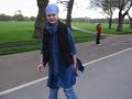 Sukhmani Kaur making fool of herself on the skates