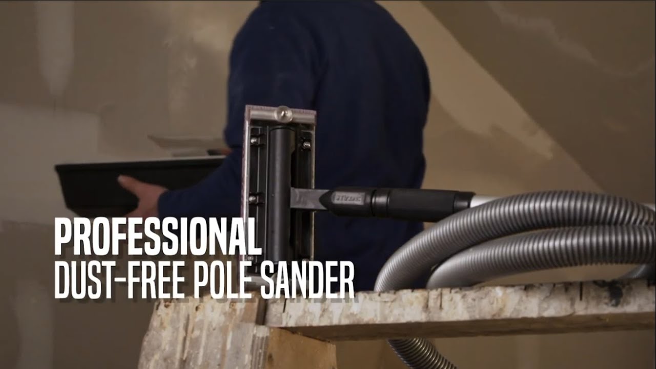 Professional Dust-Free Pole Sander (Pole Included)