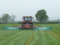 Click here to watch this video Bredy Case IH Maxxum 120 Demo with 30ft Tarrup/Kverneland Mowers