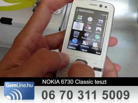 Nokia 6730 Classic teszt vide�