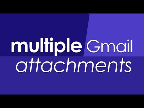 how to attach several files to an email