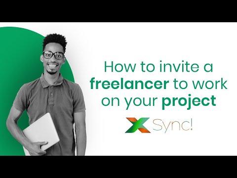 How to invite freelancers to work on your project on Sync!