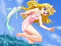 Anime Girls Ecchi Sexy / In the beach!! Anime Girls Ecchi Sexy / In the beach!!