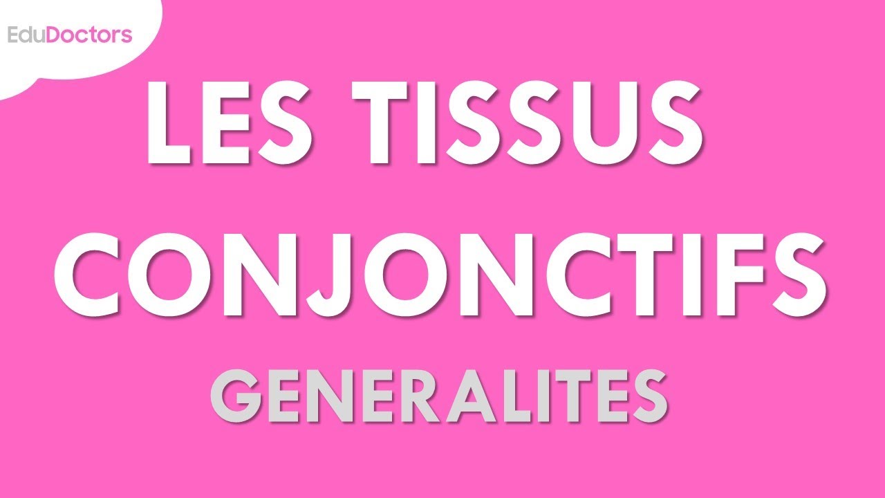 Les tissus conjonctifs : généralités - Histologie