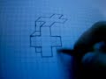 How to draw a COOL CROSS on a graph paper ( slow showings ) How to draw a COOL CROSS on a graph paper ( slow showings )