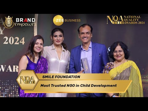 Smile Foundation Featured on Zee Business as winner of National Quality Awards 2024