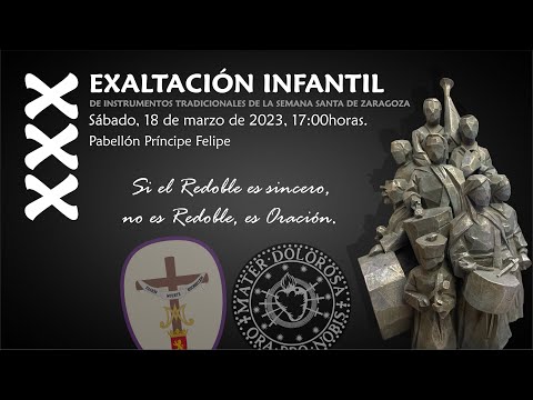 Exaltación Infantil de Instrumentos Tradicionales 2023. Semana Santa Zaragoza