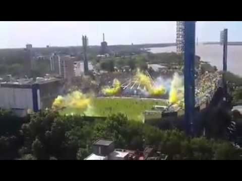 Video - Recibimiento de Rosario Central vs Newells old Boys 2014 - Los Guerreros - Rosario Central - Argentina