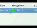 Format Partition EXT NTFS FAT - GParted - Ubuntu Linux 8.04