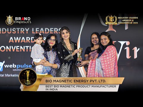 Bio Magnetic Energy Pvt Ltd won Best Bio Magnetic Product Manufacturer in India Award at ILA 2023