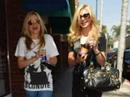 Aly and AJ Michalka out in L.A. 3/21/08
