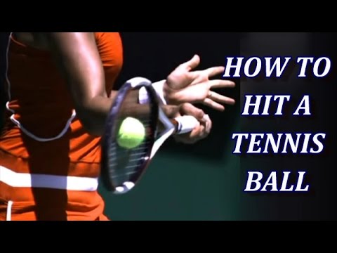 tennis balls - http://www.feeltennis.net/how-to-hit-a-tennis-ball/ Learning to hit a tennis ball correctly is in my opinion much more important than learning mechanics of t...