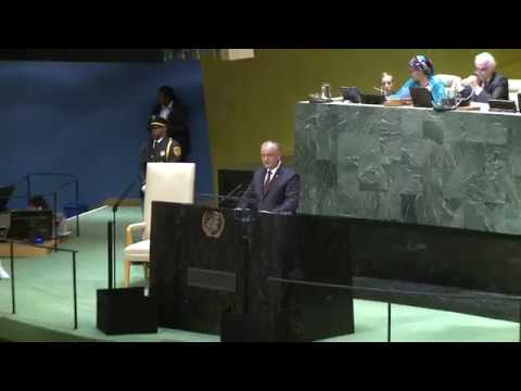 Președintele Republicii Moldova a rostit un discurs de la tribuna Adunării Generale a Organizației Națiunilor Unite