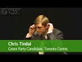 green chris tindal, liberal bob rae, conservative don meredith, and new democrat el-farouk khaki speak regarding iraq, afghanistan, and military integration. contains an exchange where bob rae incorrectly states that canadian soldiers are not serving in iraq as part of a military exchange program. recorded at the st lawrence forum on march 11th, 2008.